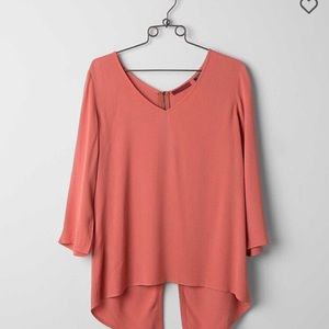 RED By BKE Gauze Top